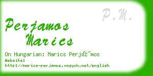 perjamos marics business card